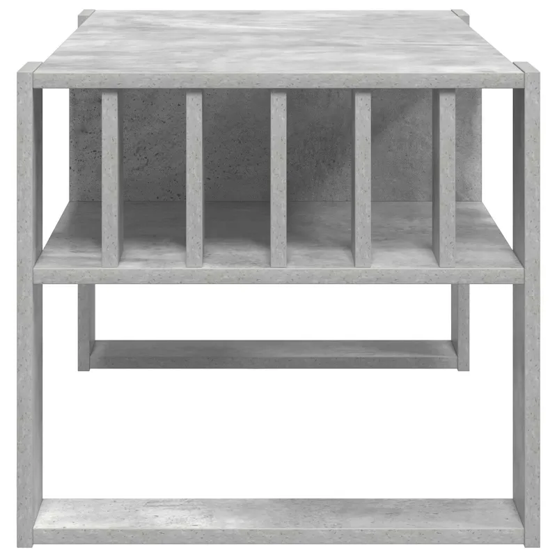 Kavos staliukas Betono pilka 92 x 49,5 x 45 cm Apdirbta mediena