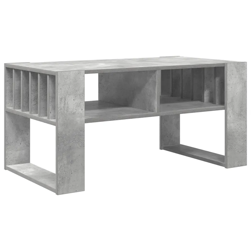Kavos staliukas Betono pilka 92 x 49,5 x 45 cm Apdirbta mediena