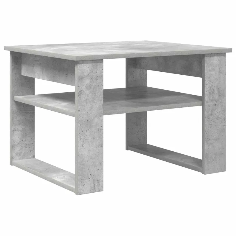 Kavos staliukas Betono pilka 64 x 54 x 44 cm Apdirbta mediena