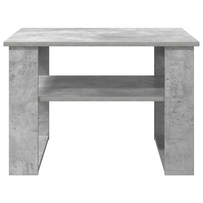 Kavos staliukas Betono pilka 64 x 54 x 44 cm Apdirbta mediena