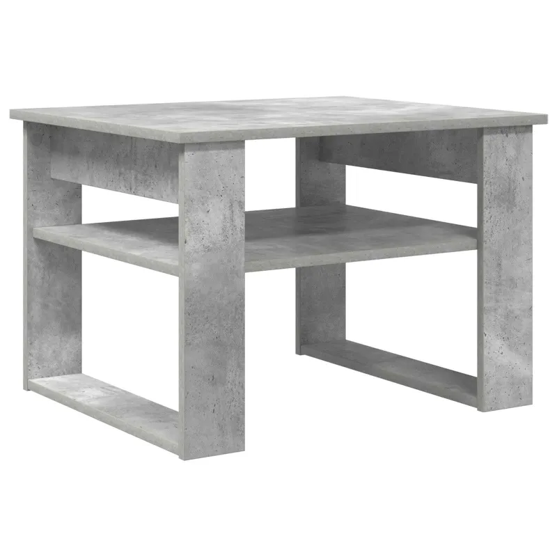 Kavos staliukas Betono pilka 64 x 54 x 44 cm Apdirbta mediena