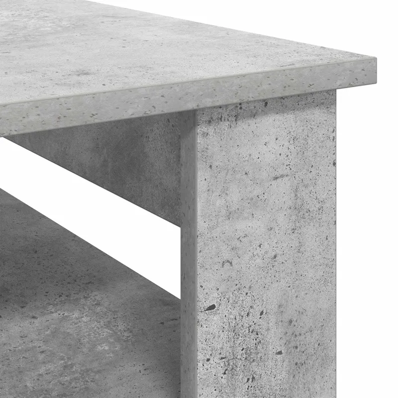 Kavos staliukas Betono pilka 64 x 54 x 44 cm Apdirbta mediena