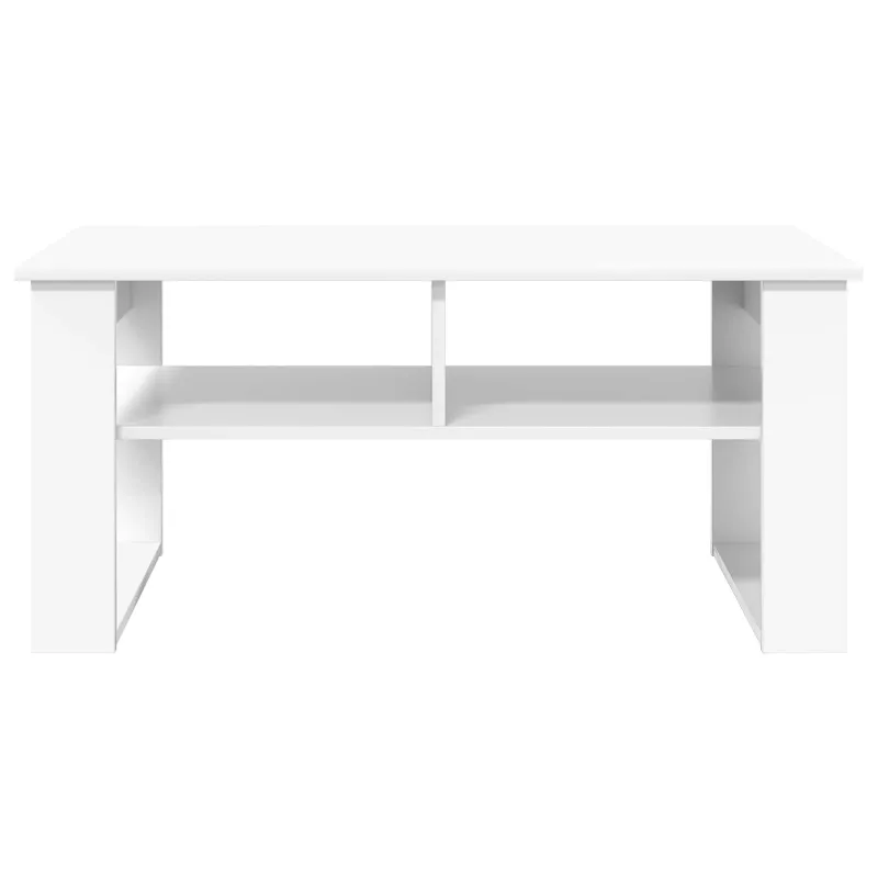 Kavos staliukas Balta 96 x 54 x 44 cm Apdirbta mediena