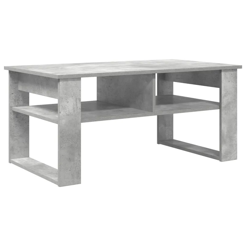 Kavos staliukas Betono pilka 96 x 54 x 44 cm Apdirbta mediena
