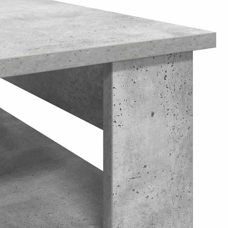 Kavos staliukas Betono pilka 96 x 54 x 44 cm Apdirbta mediena