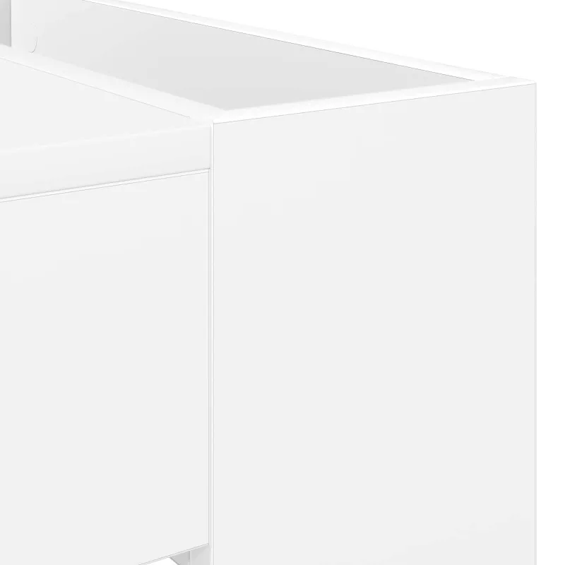 Kavos staliukas Balta 110 x 50 x 41 cm Apdirbta mediena