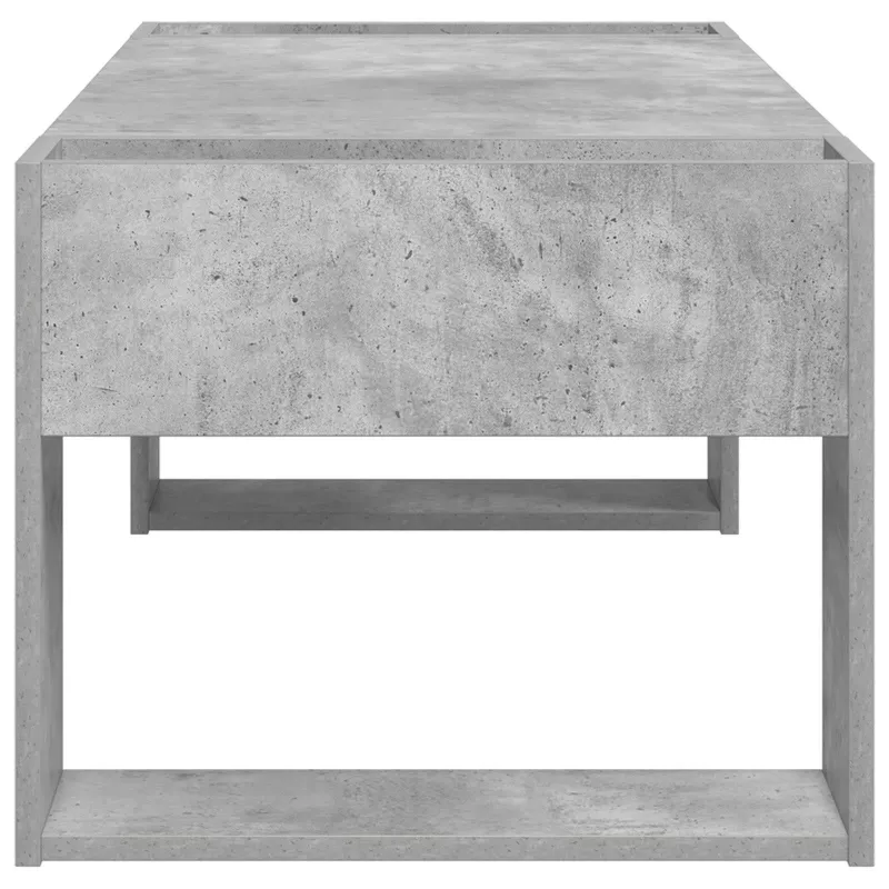 Kavos staliukas Betono pilka 110 x 50 x 41 cm Apdirbta mediena