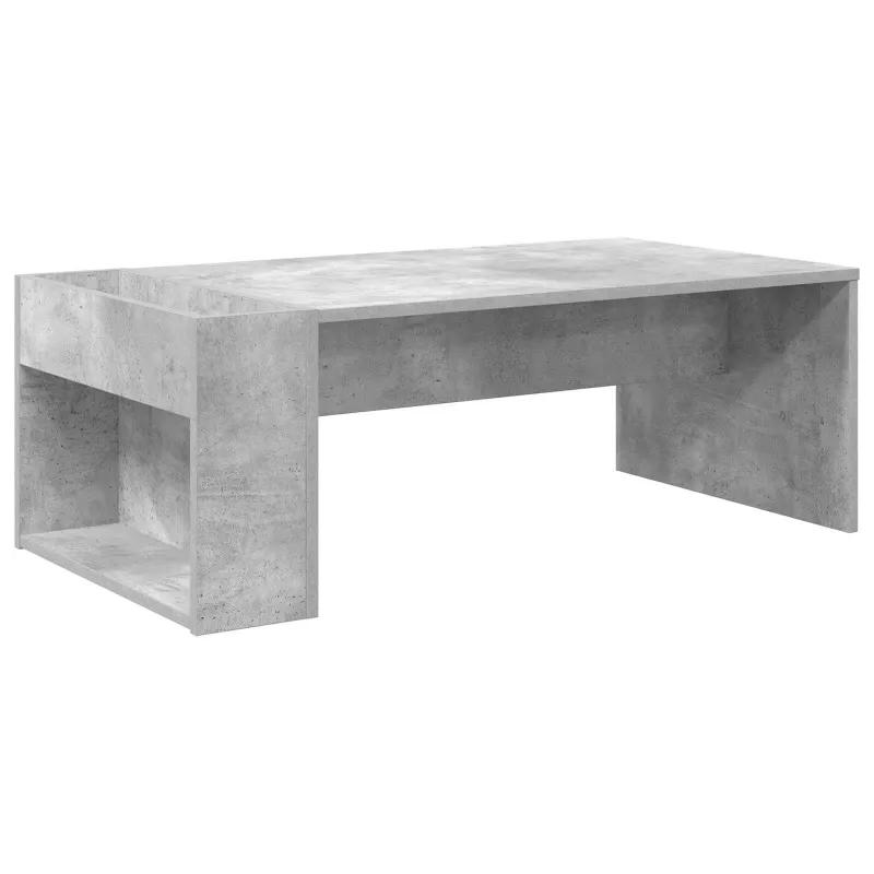Kavos staliukas Betono pilka 95 x 50 x 34 cm Apdirbta mediena
