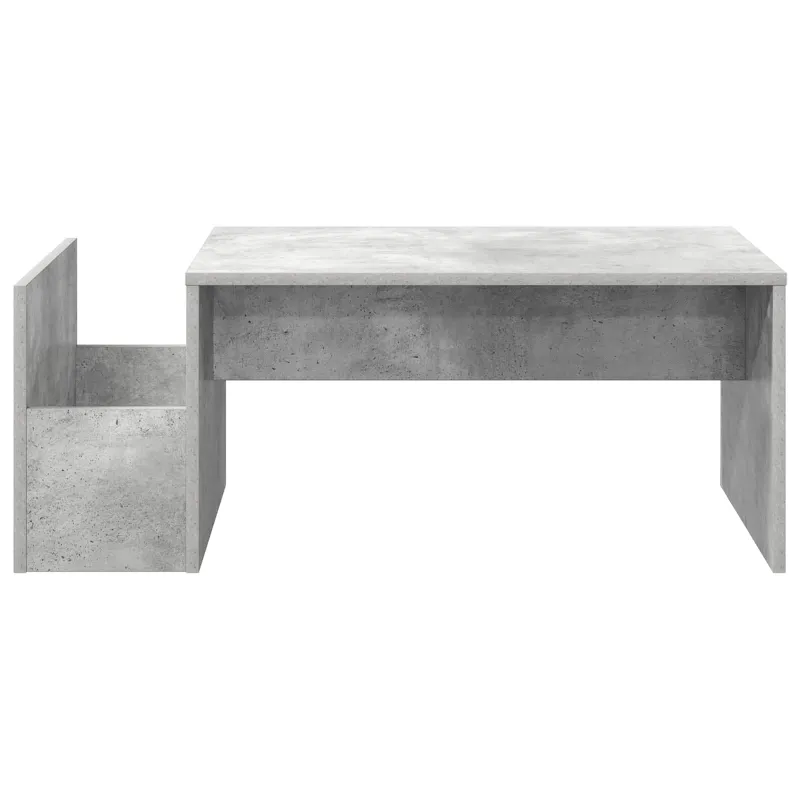 Kavos staliukas Betono pilka 90 x 45 x 35 cm Apdirbta mediena