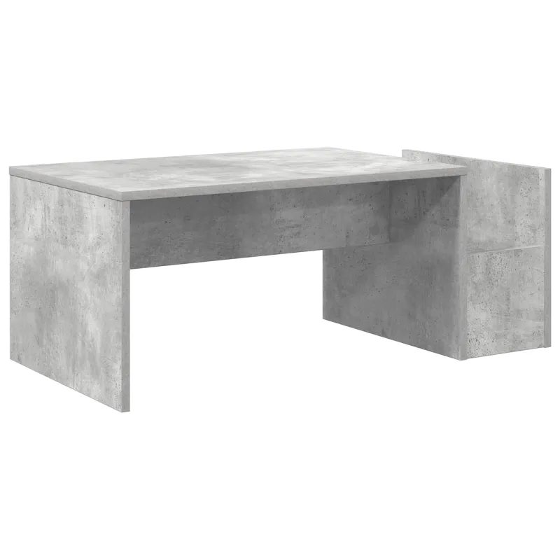 Kavos staliukas Betono pilka 90 x 45 x 35 cm Apdirbta mediena