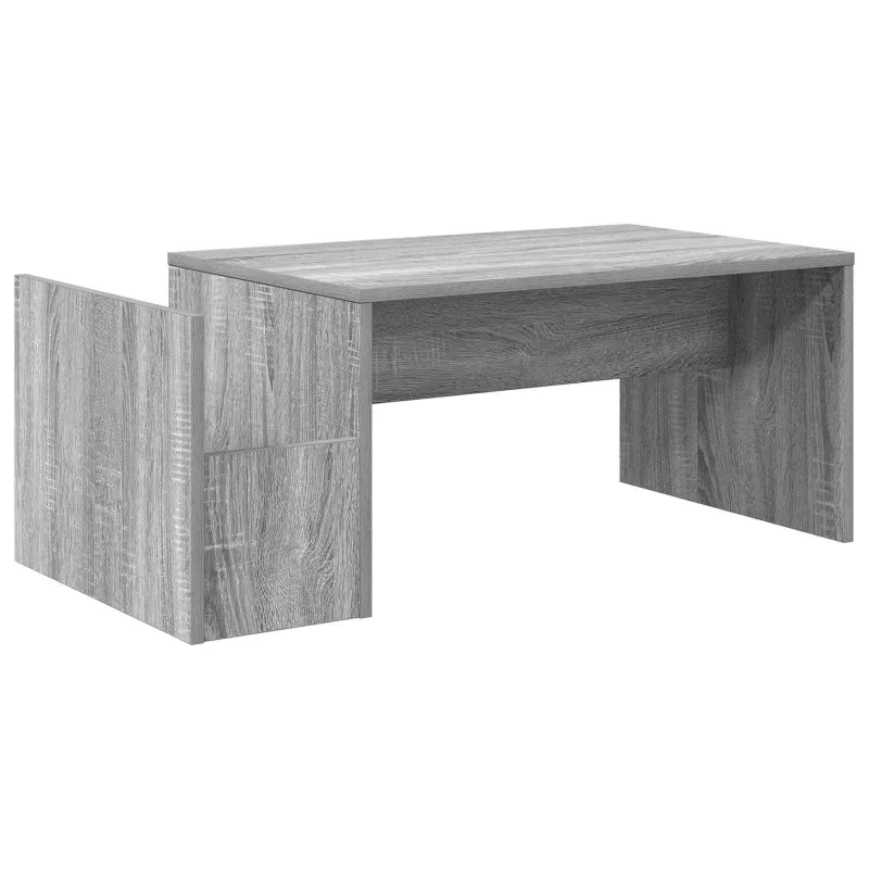 Kavos staliukas Pilkas Sonoma 90 x 45 x 35 cm Apdirbta mediena