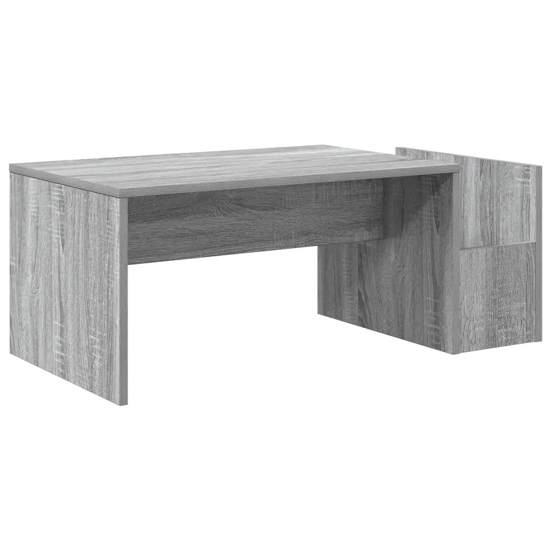 Kavos staliukas Pilkas Sonoma 90 x 45 x 35 cm Apdirbta mediena