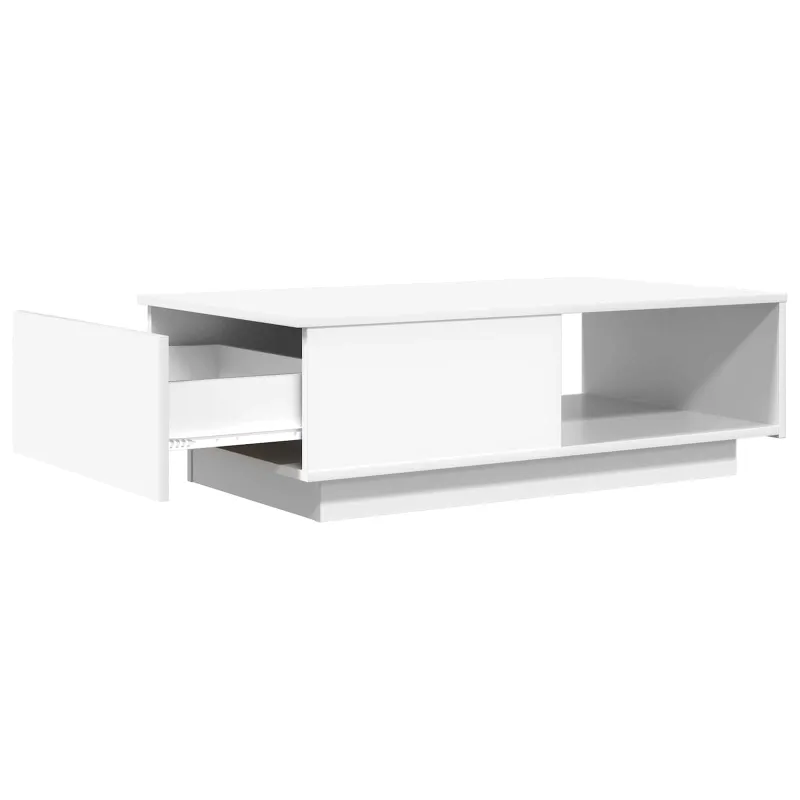 Kavos staliukas Balta 95 x 55 x 31 cm Apdirbta mediena