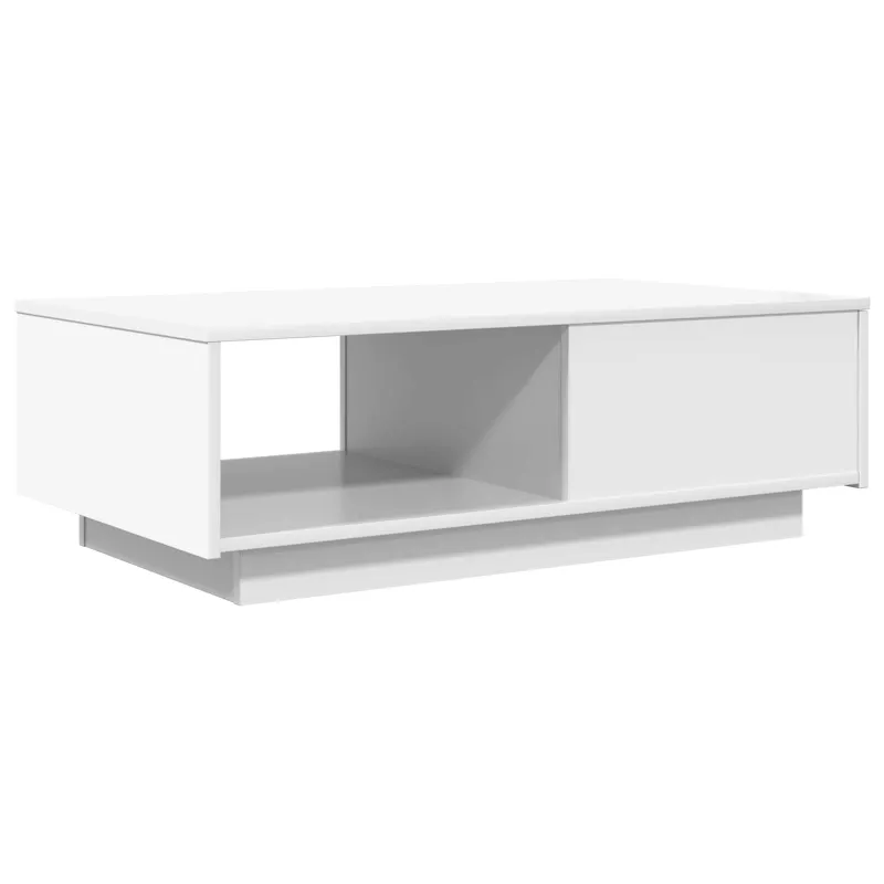 Kavos staliukas Balta 95 x 55 x 31 cm Apdirbta mediena
