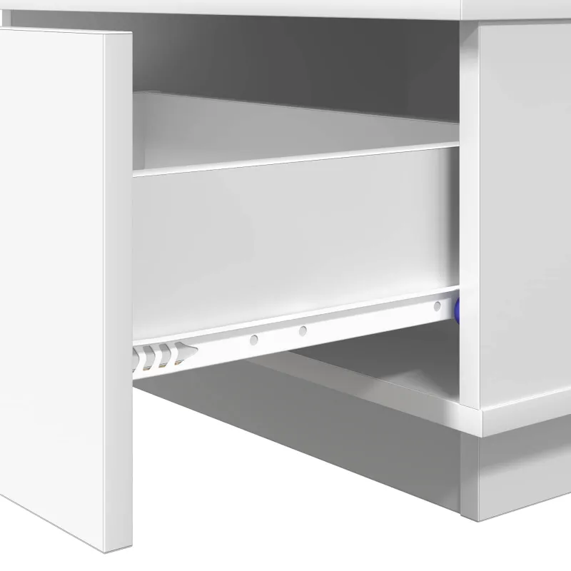 Kavos staliukas Balta 95 x 55 x 31 cm Apdirbta mediena