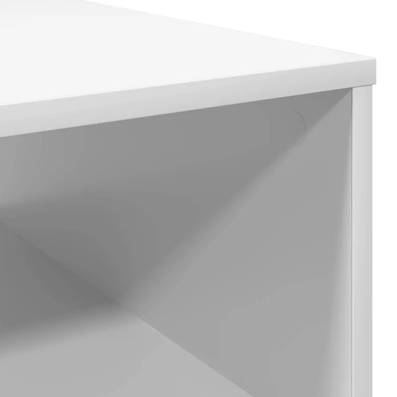 Kavos staliukas Balta 95 x 55 x 31 cm Apdirbta mediena