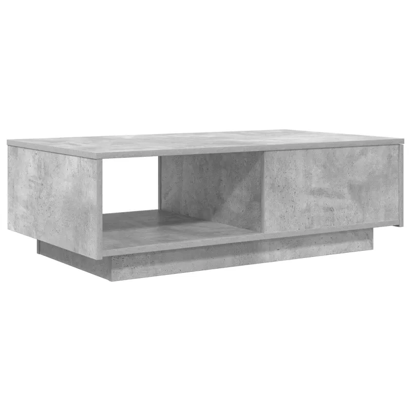 Kavos staliukas Betono pilka 95 x 55 x 31 cm Apdirbta mediena