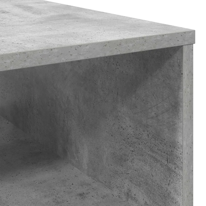 Kavos staliukas Betono pilka 95 x 55 x 31 cm Apdirbta mediena
