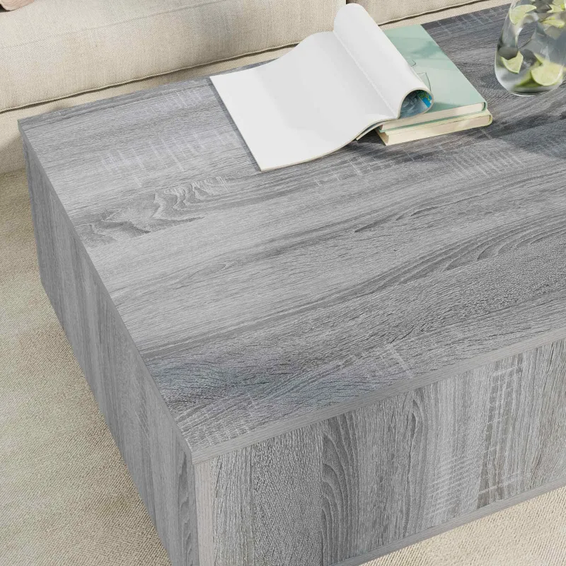Kavos staliukas Pilkas Sonoma 95 x 55 x 31 cm Apdirbta mediena