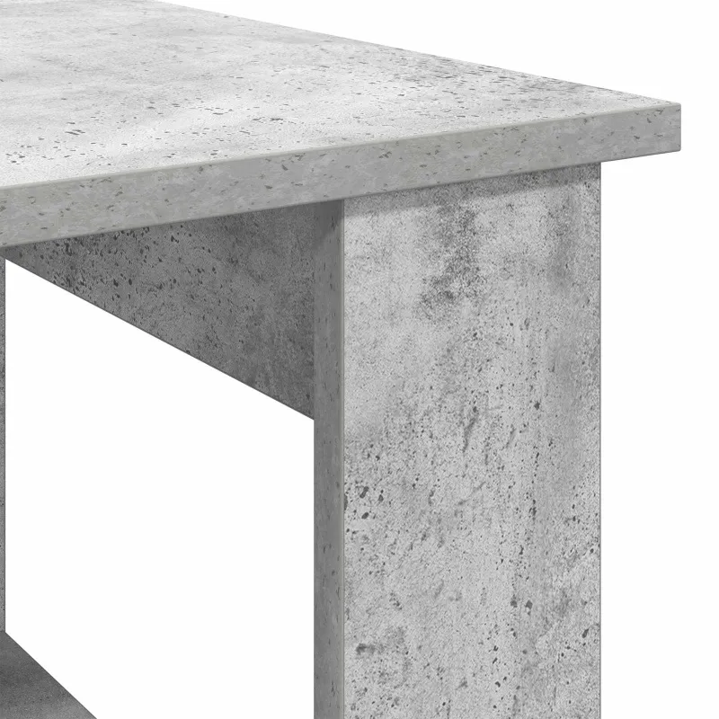 Kavos staliukas Betono pilka 72 x 50 x 50 cm Apdirbta mediena
