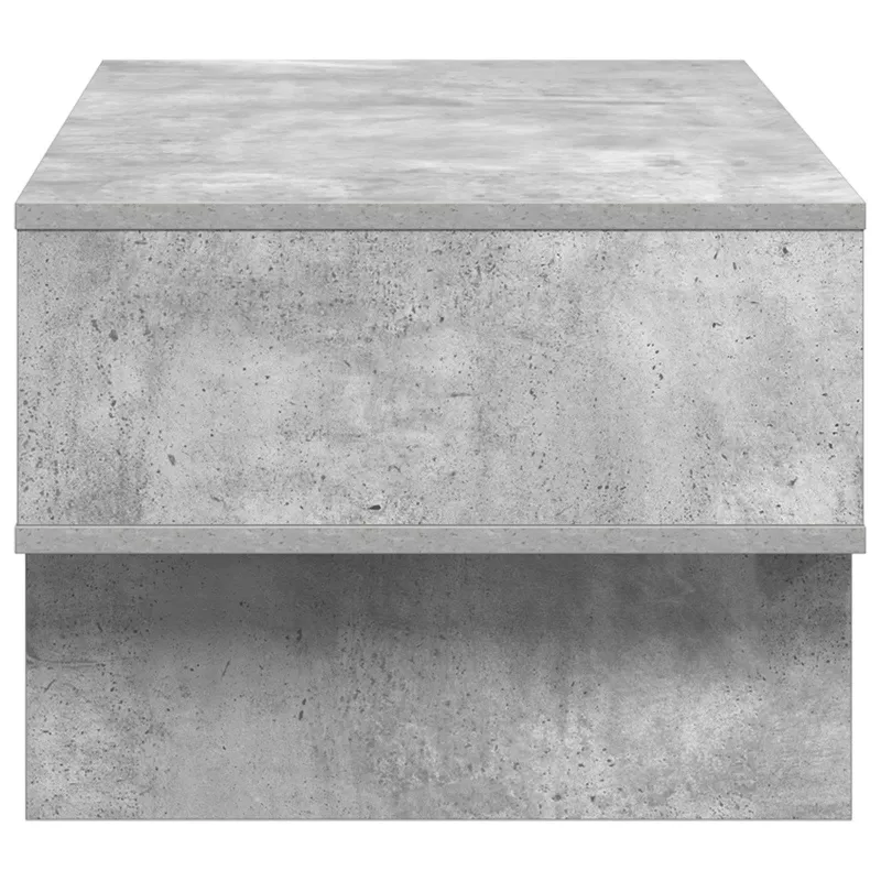 Kavos staliukas Betono pilka 80 x 46 x 35 cm Apdirbta mediena