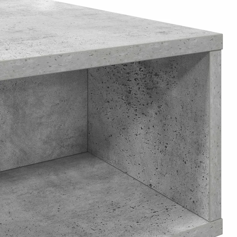 Kavos staliukas Betono pilka 80 x 46 x 35 cm Apdirbta mediena