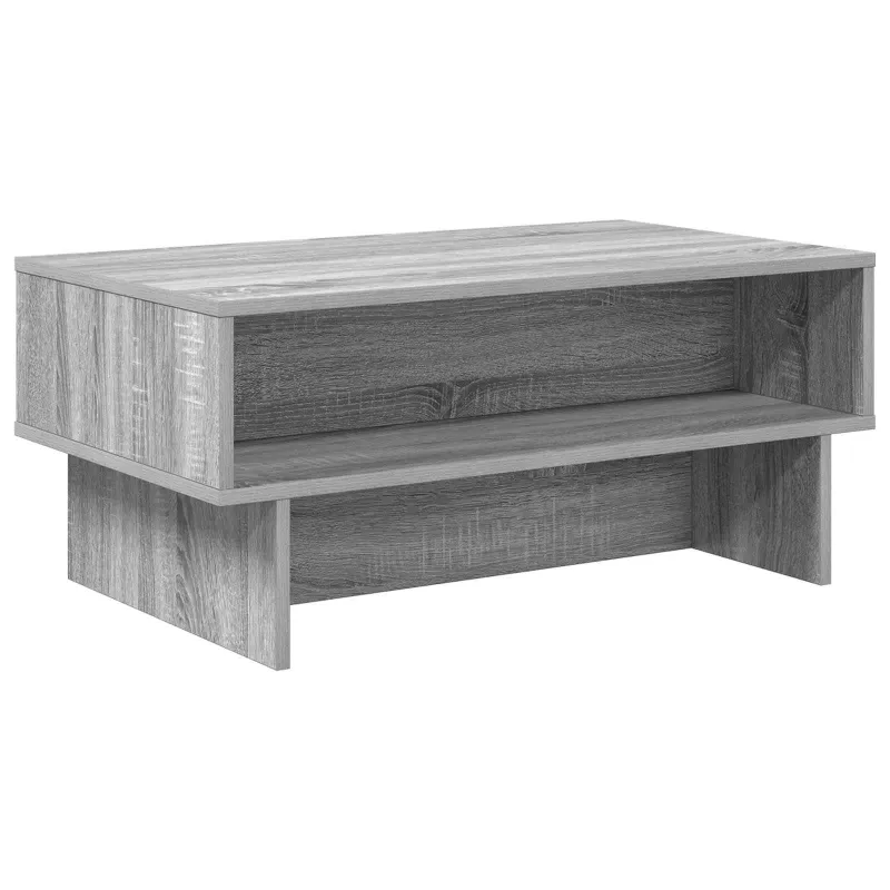 Kavos staliukas Pilkas Sonoma 80 x 46 x 35 cm Apdirbta mediena