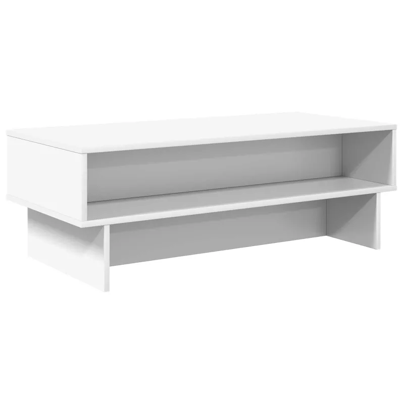 Kavos staliukas Balta 100 x 46 x 35 cm Apdirbta mediena