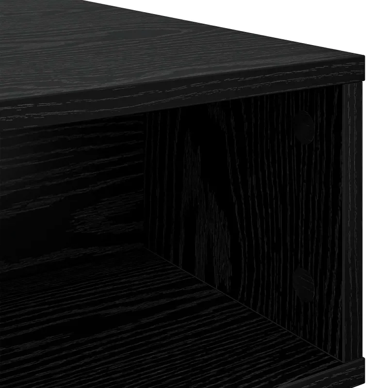 Kavos staliukas Juodas ąžuolas 100 x 46 x 35 cm