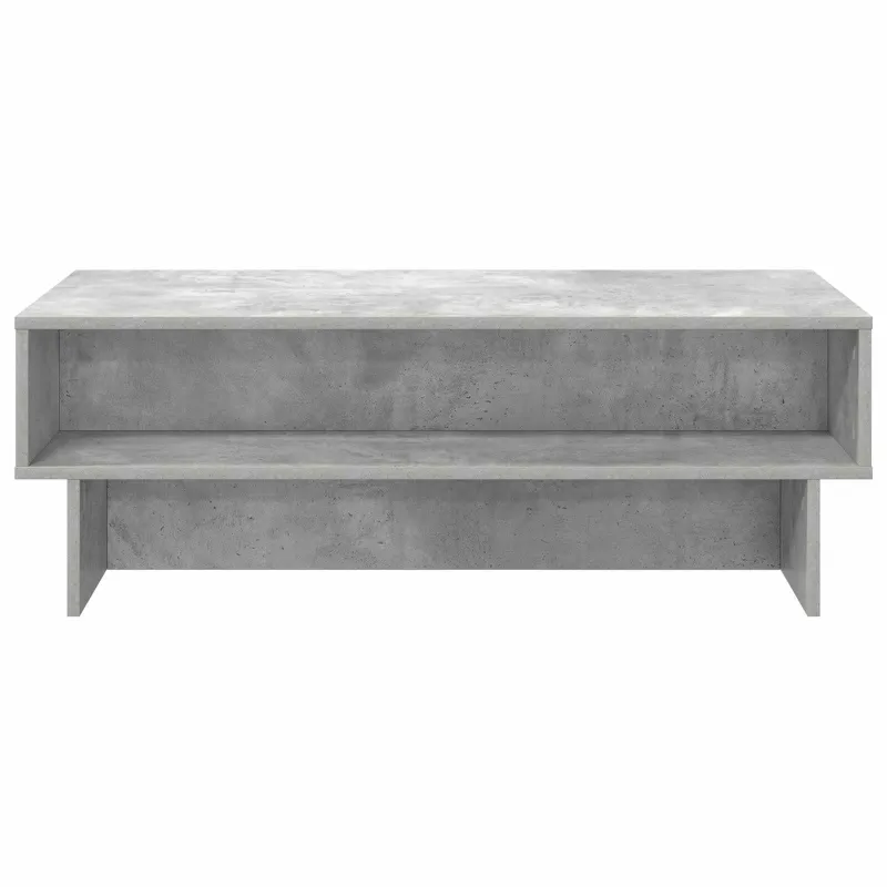 Kavos staliukas Betono pilka 100 x 46 x 35 cm Apdirbta mediena