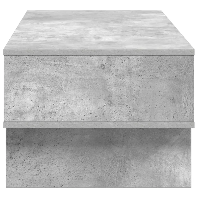 Kavos staliukas Betono pilka 100 x 46 x 35 cm Apdirbta mediena