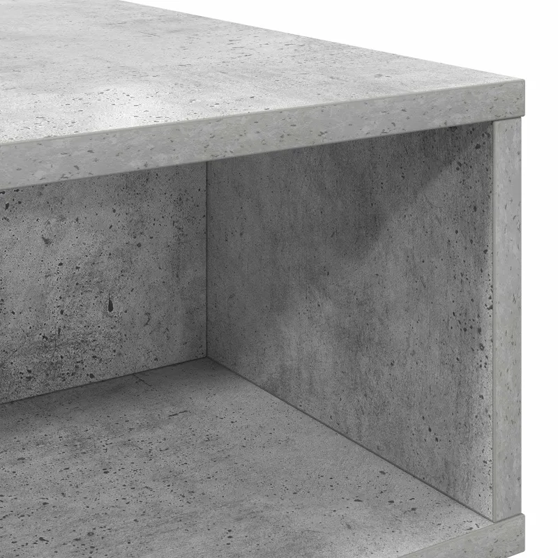 Kavos staliukas Betono pilka 100 x 46 x 35 cm Apdirbta mediena