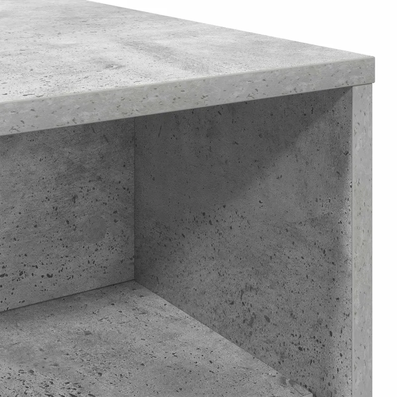Kavos staliukas Betono pilka 100 x 50 x 40 cm Apdirbta mediena