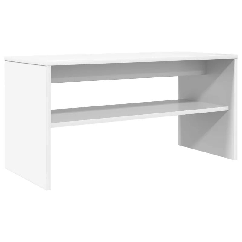 Televizoriaus spintelė 80 x 35 x 40 cm Balta Apdirbta mediena