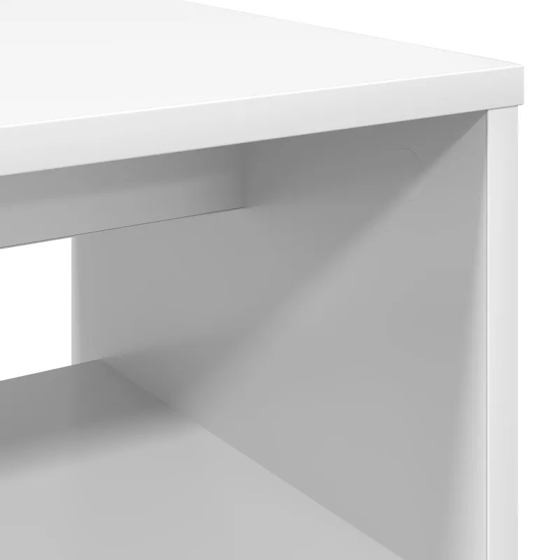 Televizoriaus spintelė 80 x 35 x 40 cm Balta Apdirbta mediena