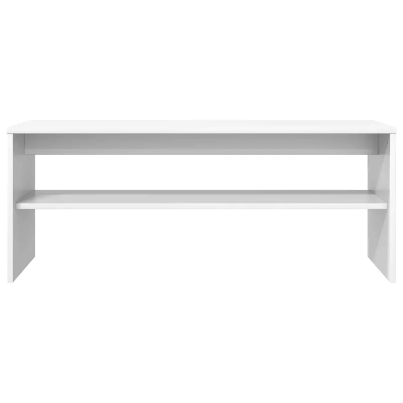 Televizoriaus spintelė Balta 100 x 35 x 40 cm Apdirbta mediena
