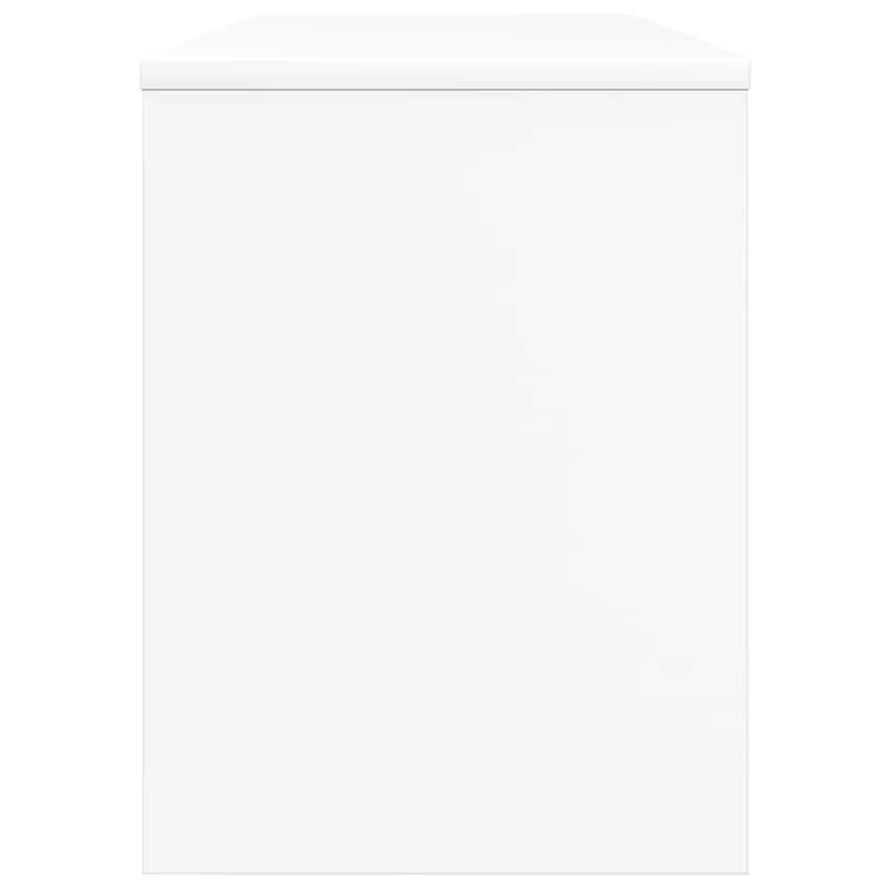Televizoriaus spintelė Balta 100 x 30 x 40 cm Apdirbta mediena