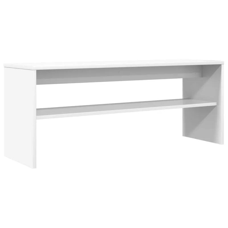 Televizoriaus spintelė Balta 100 x 30 x 40 cm Apdirbta mediena