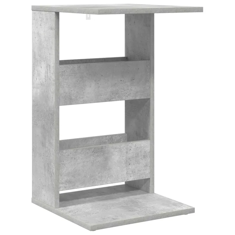 Šoninis stalas Betono pilka 40 x 35 x 60,5 cm Apdirbta mediena