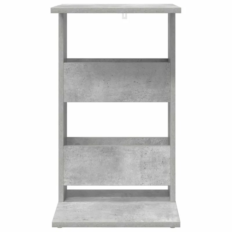Šoninis stalas Betono pilka 40 x 35 x 60,5 cm Apdirbta mediena
