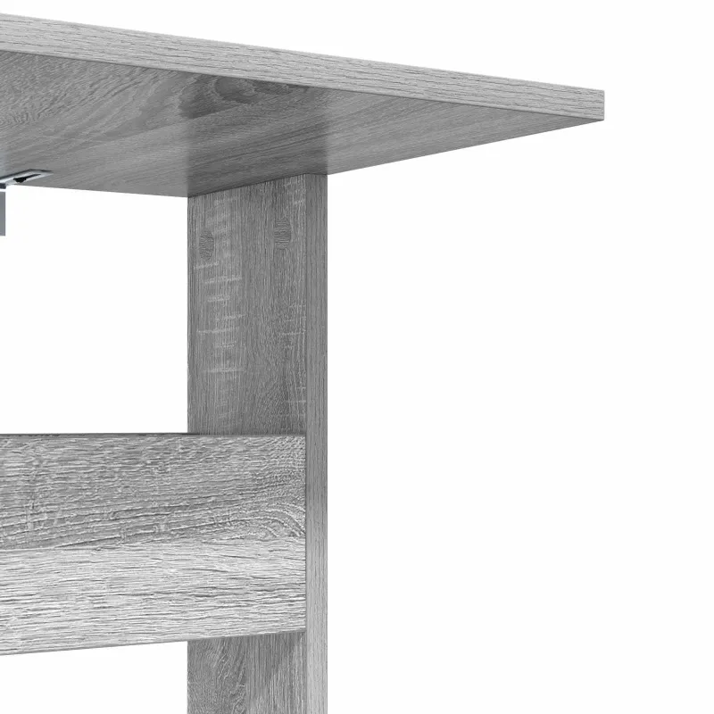 Šoninis stalas Pilkas Sonoma 40 x 35 x 60,5 cm Apdirbta mediena
