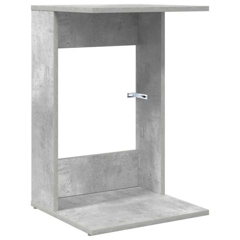 Šoninis stalas Betono pilka 40 x 38 x 62,5 cm Apdirbta mediena