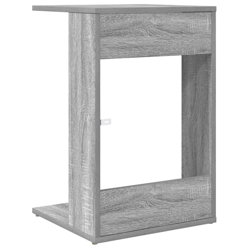 Šoninis stalas Pilkas Sonoma 40 x 38 x 62,5 cm Apdirbta mediena