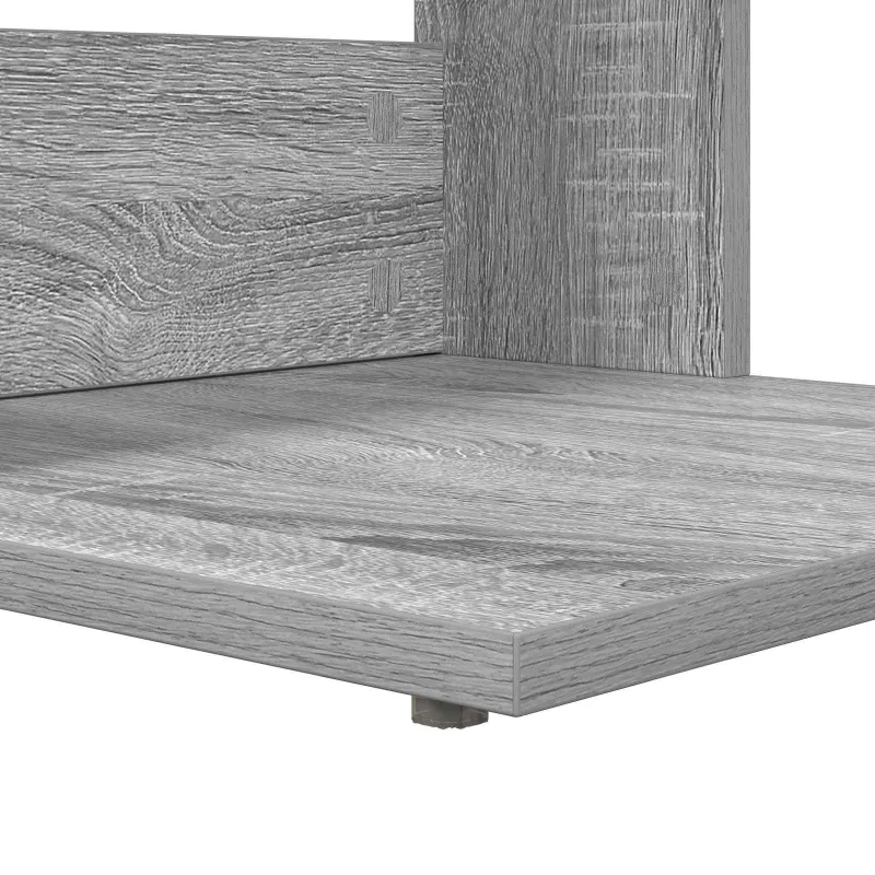 Šoninis stalas Pilkas Sonoma 40 x 38 x 62,5 cm Apdirbta mediena