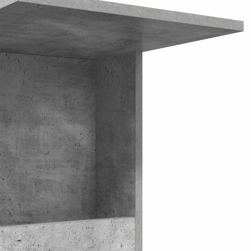 Šoninis stalas Betono pilka 40 x 35 x 60 cm Apdirbta mediena