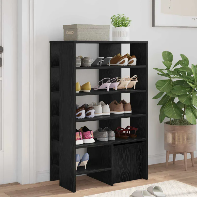 Batu skrynia su lentyna 2 pcs Juodas ąžuolas Apdirbta mediena