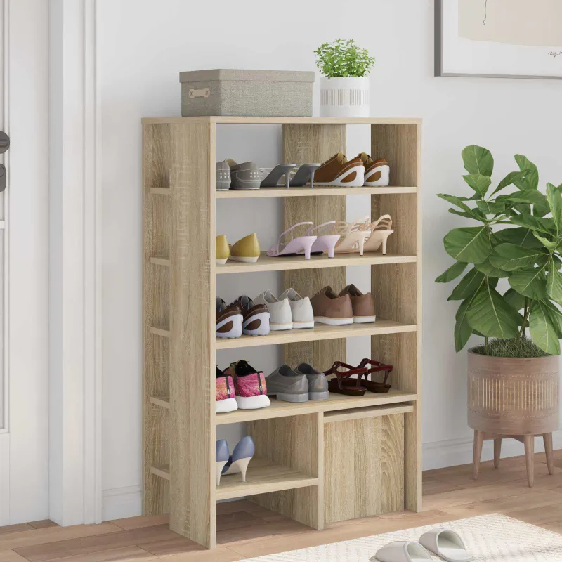 Batu skrynia su lentyna 2 pcs Sonoma ąžuolas Apdirbta mediena