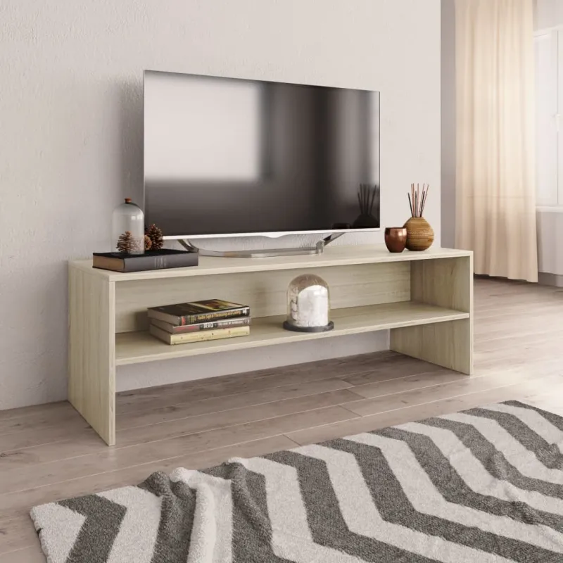 Televizoriaus spintelė, ąžuolo, 120x40x40cm, apdirbta mediena