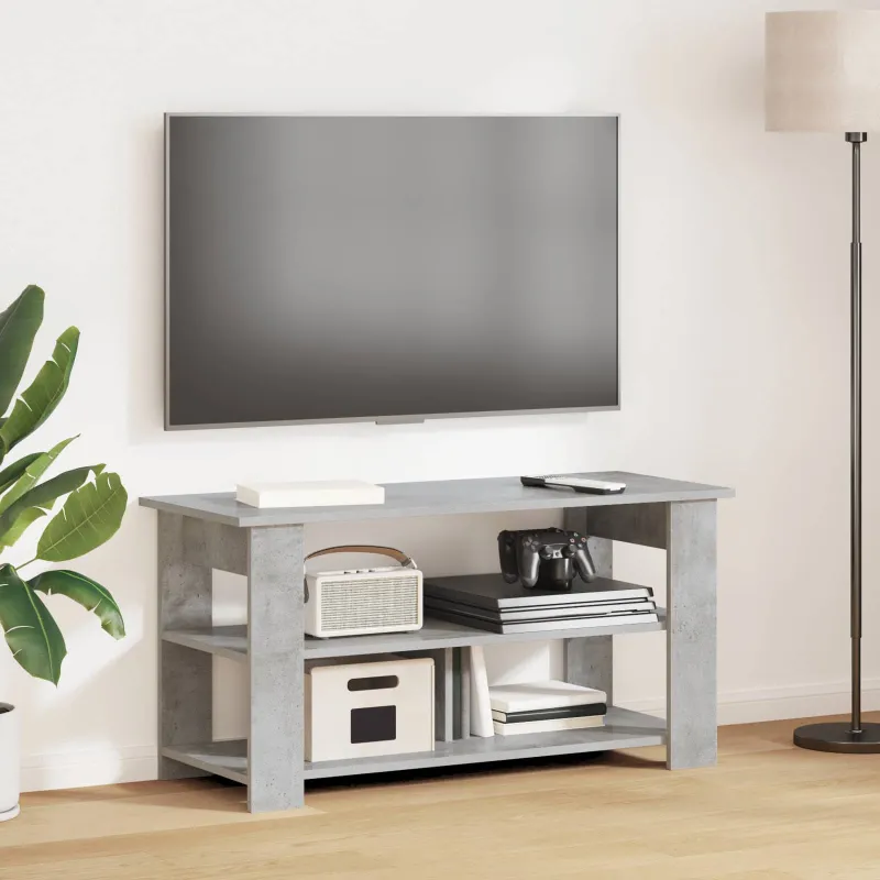 Televizoriaus stovas Betono pilka 100 x 40 x 50 cm