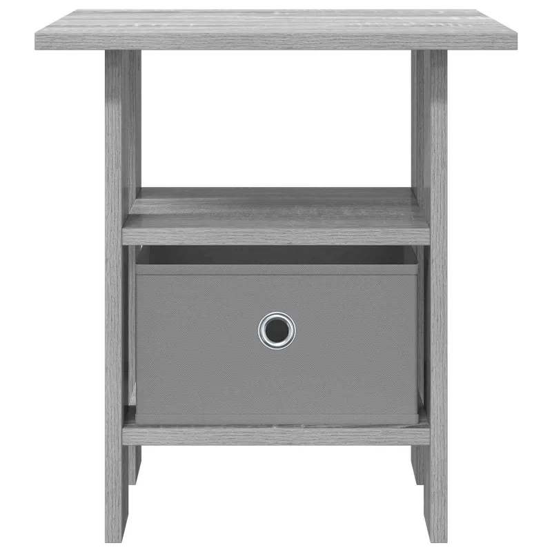 Naktinis staliukas 2 pcs Pilkas Sonoma 41 x 40 x 45 cm